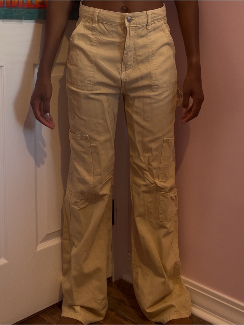 Primark Beige Utility Cargo Pants
